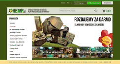 Desktop Screenshot of hemp.pl